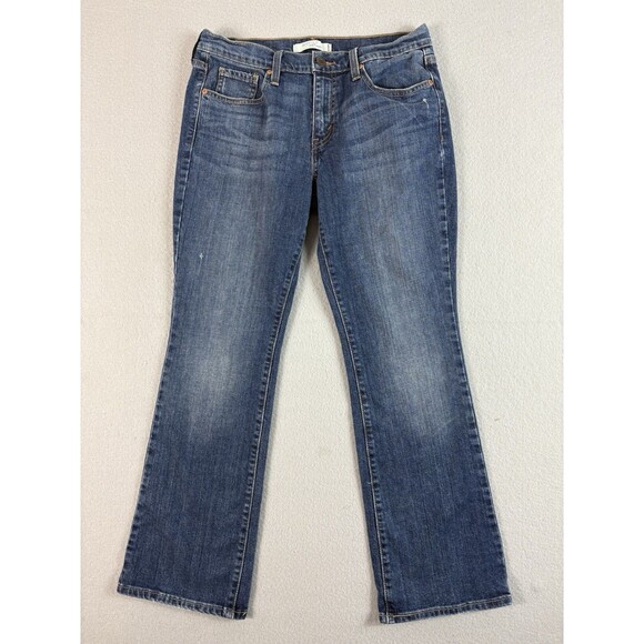 Levis 515 Jeans Womens 30x28 Blue Boot Cut Flap Pockets Medium Wash Tag 8S - Picture 2 of 13
